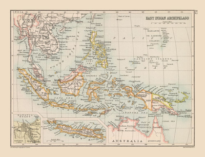 Picture of ASIA INDONESIA - BARTHOLOMEW 1892