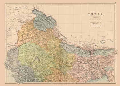 Picture of NORTHWEST INDIA - BLACK 1867