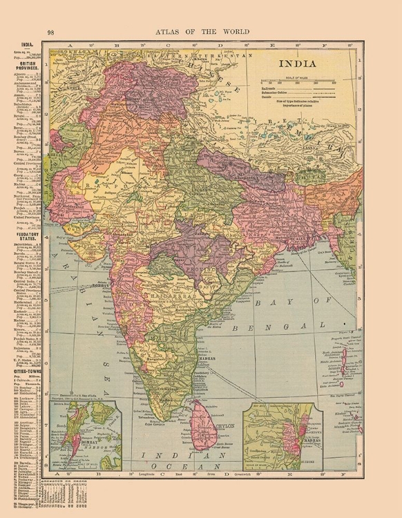 Picture of INDIA - HAMMOND 1910