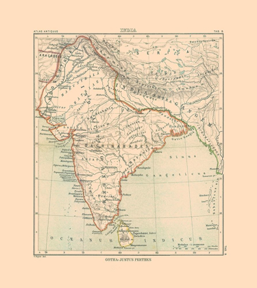 Picture of INDIA - PERTHES 1896