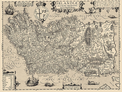 Picture of IRELAND - ORTELIUS 1606