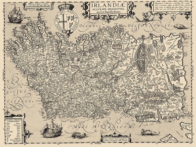 Picture of IRELAND - ORTELIUS 1606