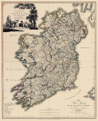Picture of KILDARE COUNTY IRELAND - BEAUFORT 1882