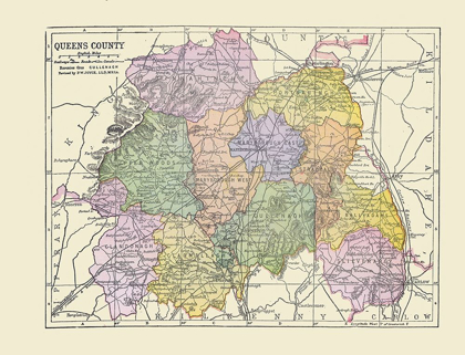 Picture of QUEENS COUNTY IRELAND - BARTHOLOMEW 1882