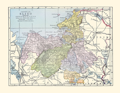 Picture of SLIGO COUNTY IRELAND - BARTHOLOMEW 1882