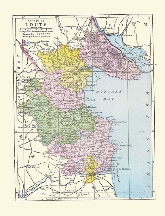 Picture of LOUTH COUNTY IRELAND - BARTHOLOMEW 1882