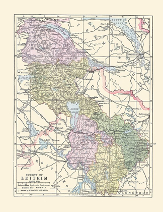 Picture of LEITRIM COUNTY IRELAND - BARTHOLOMEW 1882