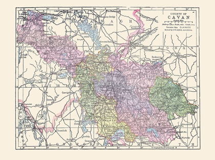 Picture of CAVAN COUNTY IRELAND - BARTHOLOMEW 1882