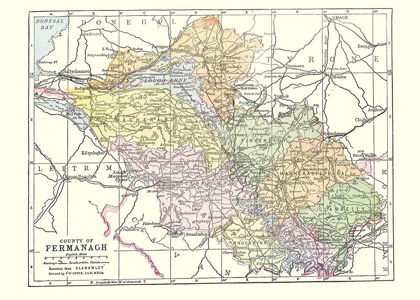 Picture of FERMANAGH COUNTY IRELAND - BARTHOLOMEW 1882