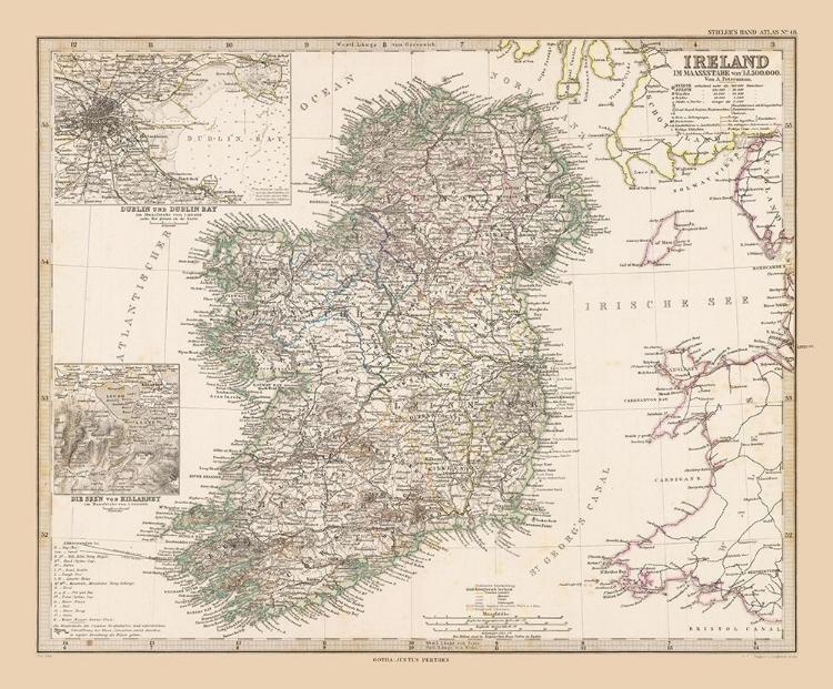 Picture of IRELAND - STIELER 1885