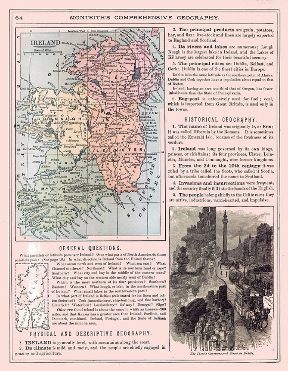 Picture of IRELAND - MONTEITH 1882