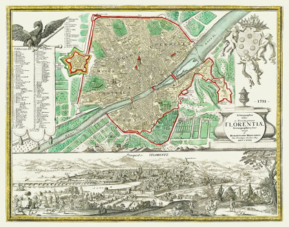 Picture of FLORENCE ITALY - HOMANN 1731