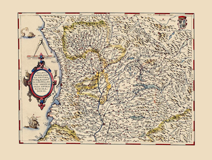 Picture of NORTHWESTERN ITALY - ORTELIUS 1587