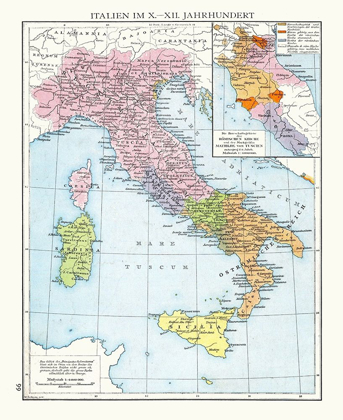 Picture of ITALY 10-12 CENTURY - DROYSEN 1886