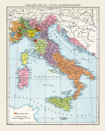 Picture of ITALY 15-18 CENTURY - DROYSEN 1886