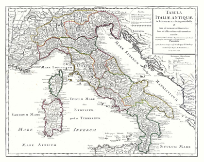 Picture of ANCIENT ITALY - DE LISLE 1731