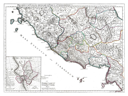 Picture of WEST ITALY -DE LISLE 1731