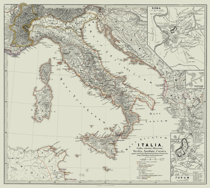 Picture of ITALY - SPRUNER 1865