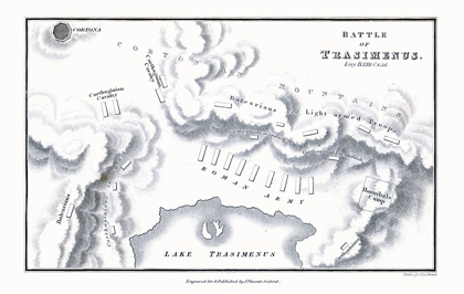 Picture of BATTLE OF LAKE TRASIMENE - ITALY - OXFORD 1828