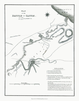 Picture of BATTLE OF CANNAE - ITALY - OXFORD 1828