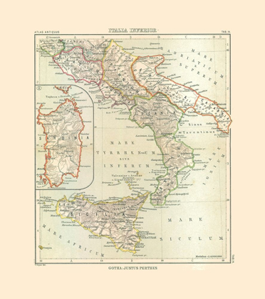 Picture of SOUTH ITALY - PERTHES 1896