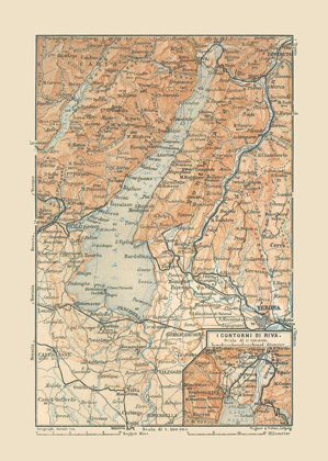 Picture of NORTHERN ITALY - BAEDEKER 1910