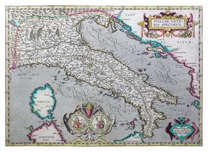 Picture of ANCIENT ITALY - ORTELIUS 1570
