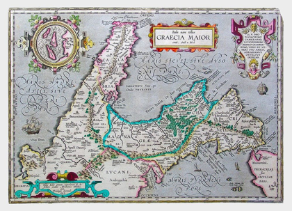 Picture of SOUTHERN ITALY - ORTELIUS 1595
