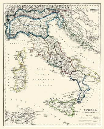 Picture of ITALY - KIEPERT 1903