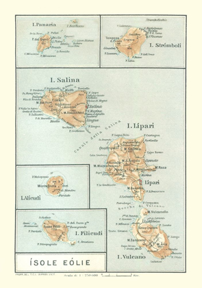 Picture of ITALIAN ISLANDS ITALY EUROPE - BAEDEKER 1880