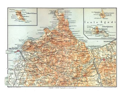 Picture of NORTHWESTERN SICILY ITALY - BAEDEKER 1880