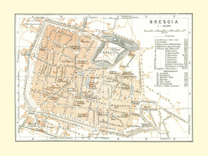 Picture of BRESCIA ITALY - BERTARELLI 1914
