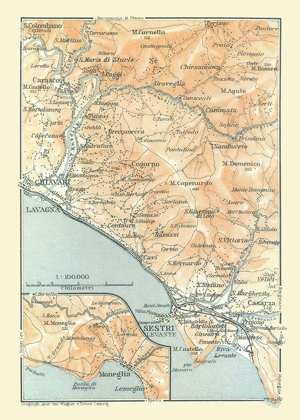 Picture of CHIAVARI SESTRI MONEGLIA ITALY - BERTARELLI 1914