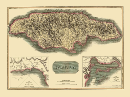 Picture of CARIBBEAN JAMAICA - THOMSON 1821