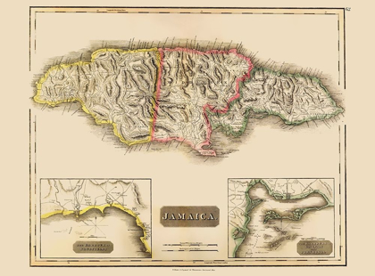 Picture of CARIBBEAN JAMAICA - THOMSON 1821