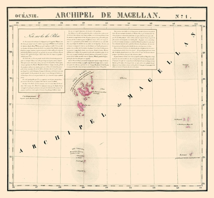 Picture of ARCHIPEL DE MAGELLAN JAPAN - VANDERMAELEN 1827