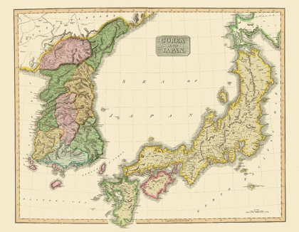 Picture of ASIA KOREA JAPAN - THOMSON 1815