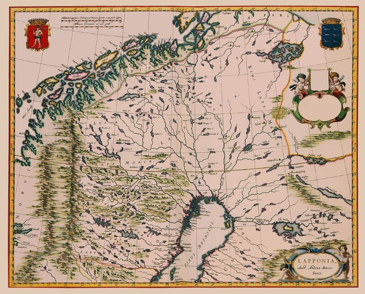 Picture of LAPLAND FINLAND - BLAEU 1662