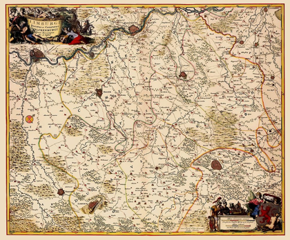 Picture of BENELUX LIMBURG VALKENBURG BELGIUM - VISSCHER 1680