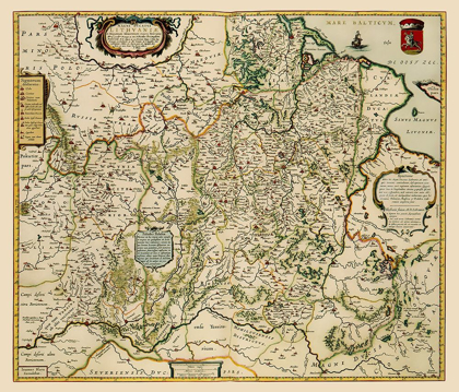 Picture of EASTERN EUROPE LITHUANIA - BLAEU 1648