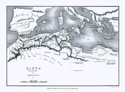 Picture of HERODOTUS AFRICA LIBYA - OXFORD 1828