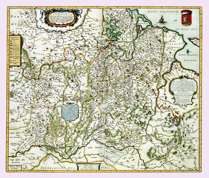 Picture of EUROPE LITHUANIA - BLAEU 1665