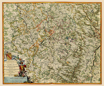 Picture of LORRAINE REGION FRANCE - VISSCHER 1681