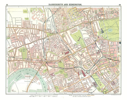 Picture of HAMMERSMITH KENSINGTON LONDON UK - BARTHOLOMEW