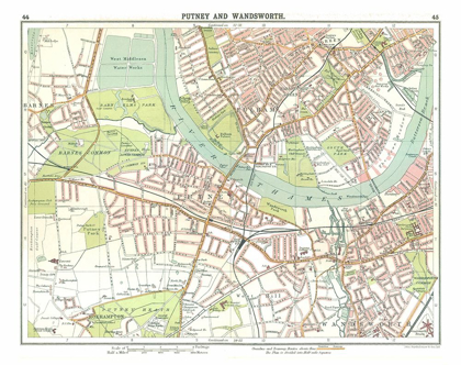 Picture of PUTNEY WANDSWORTH LONDON UK - BARTHOLOMEW 1921