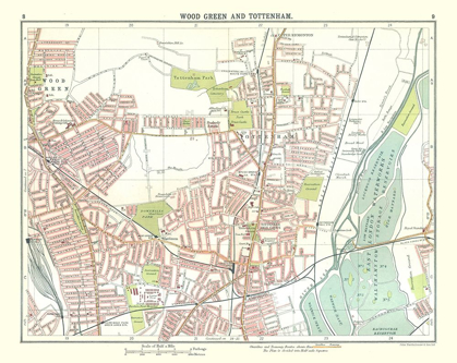 Picture of WOOD GREEN TOTTENHAM LONDON UK - BARTHOLOMEW 1921