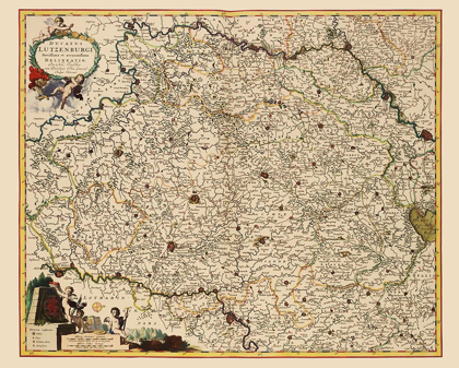 Picture of BENELUX LUXEMBOURG - VISSCHER 1680