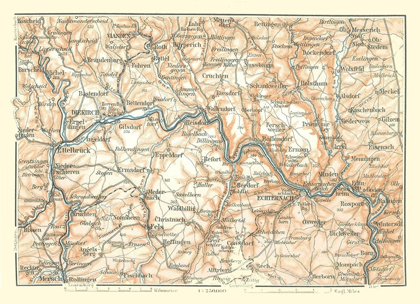 Picture of ECHTERNACH LUXEMBOURG EUROPE - BAEDEKER 1910