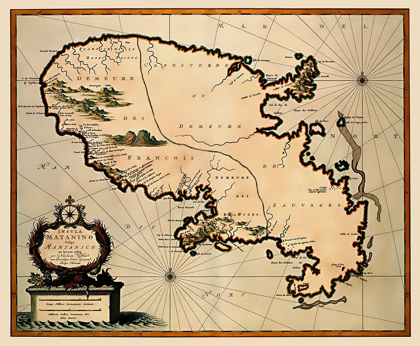 Picture of CARIBBEAN MARTINIQUE - VISSCHER 1681