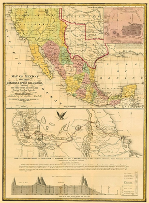 Picture of MEXICO YUCATAN UPPER CALIFORNIA UNITED STATES